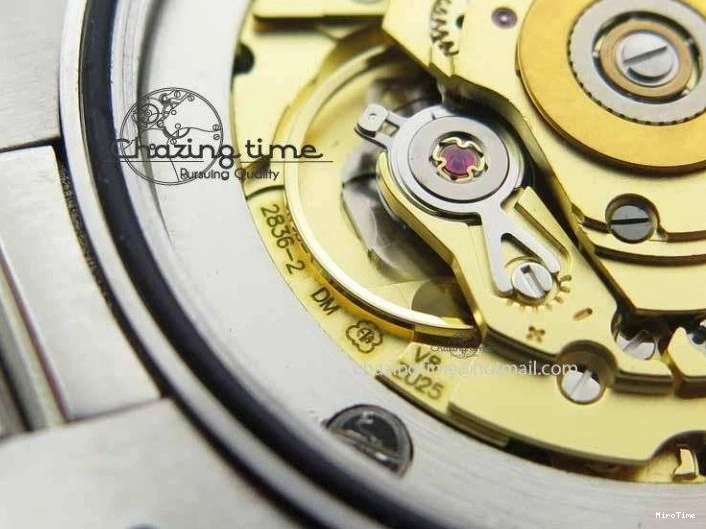 MiroTime 0423 Unisex Day Date 40mm SS BP Maker Best Edition Silver Dial Diamond Markers On SS Bracelet ETA 3690